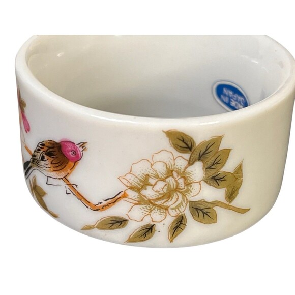 Shafford Chinese Garden with Bird, Butterfly, Flowers Napkin Rings Set 6 Japan A - Picture 11 of 16